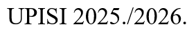 INFORMACIJE O UPISIMA U PRVI RAZRED SREDNJE ŠKOLE U ŠKOLSKOJ GODINI 2025./2026.